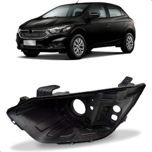 Carcaça Farol Dianteiro Onix E Prisma 2017 2018 2019 2020 Lado Esquerdo