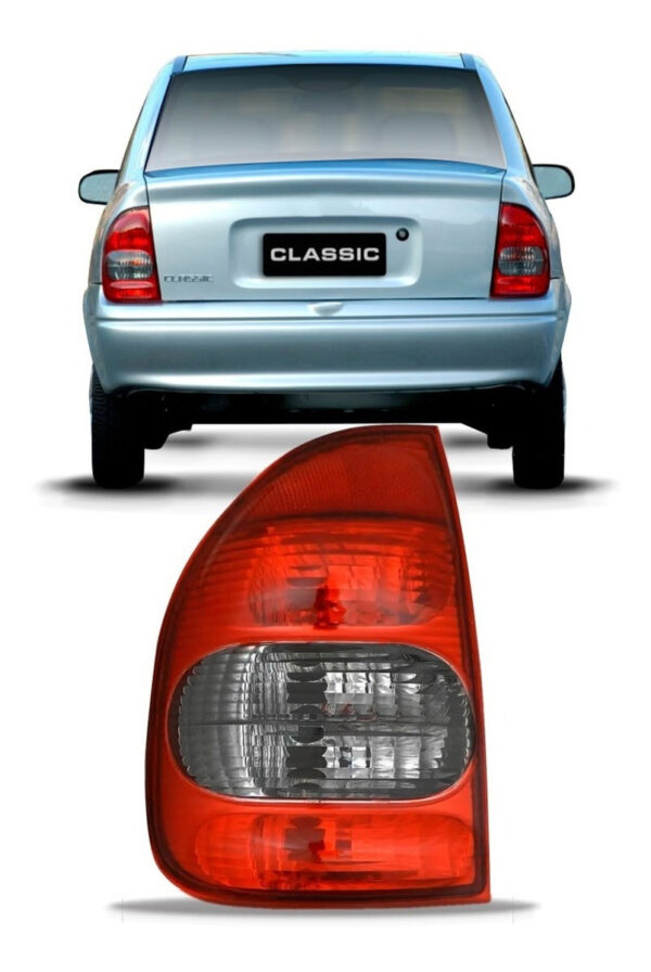 Lanterna Traseira Corsa Sedan Classic 2000/2009 Fume Oferta Lado Esquerdo