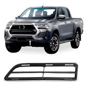 Tela Frontal Inferior Parachoque Dianteiro Hilux Srv 21 2022 Lado Esquerdo