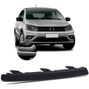 Moldura Lateral Parachoque Dianteiro Gol 2018 2019 Preto Lado Direito