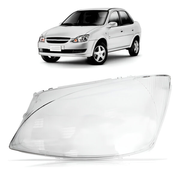 Lente Farol Corsa Classic 2010 A 2014 Lado Esquerdo