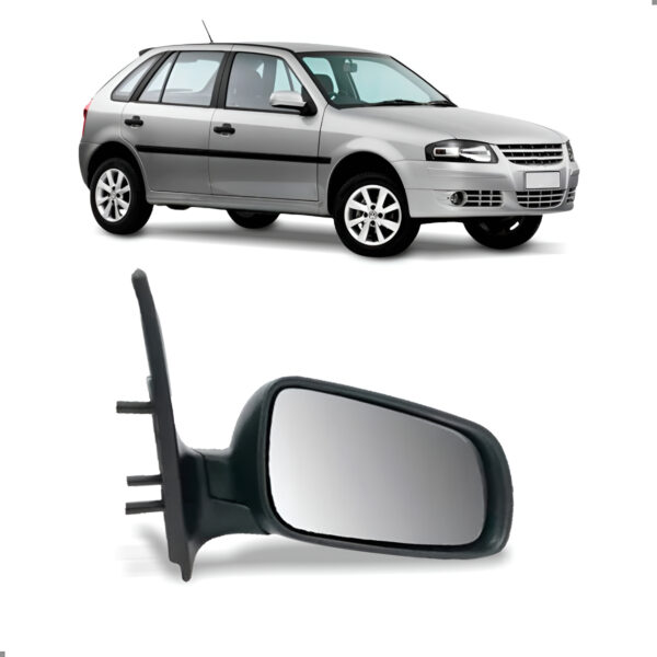 Retrovisor Externo Para Gol G3 G4 1999 A 2008 Sem Controle Lado Direito