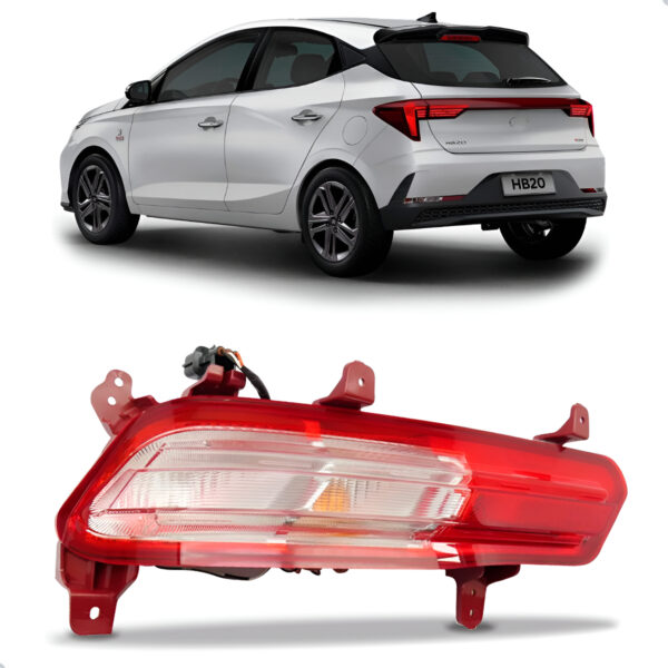 Lanterna Neblina Hb20 2023 A 2024 Parachoque Traseiro Lado Direito