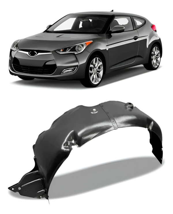 Protetor Caixa De Roda Dianteiro Veloster 12 2013 2014 2015 Lado Esquerdo