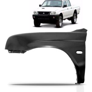 Paralama L200 Sport 04 05 06 07 08 09 10 11 Sem Furo Lado Esquerdo