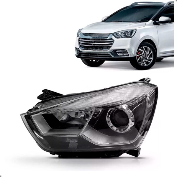 Farol Para Jac T40 2017 2018 2019 2020 Dianteiro Lado Esquerdo