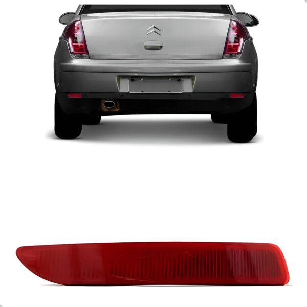 Refletor Traseiro Para Citroen C4 2008 A 2014 Pallas Hatch Lado Esquerdo