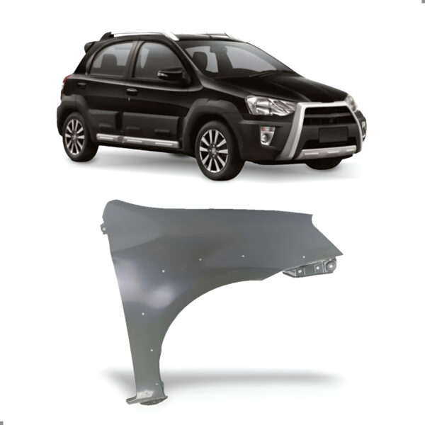 Paralama Para Etios Cross 2012 A 2021 Com Furo P Moldura Lado Direito