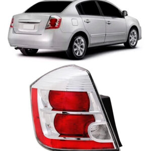 Lanterna Para Nissan Sentra 2007 08 09 2011 Traseira Bicolor Lado Esquerdo