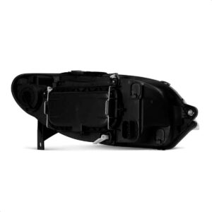 Farol Cromado Palio Celebration Aro Negro 2004 A 2013 Zoião Lado Esquerdo