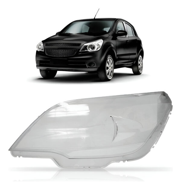 Lente Farol Agile 2009 2010 2011 2012 2013 2014 Lado Esquerdo
