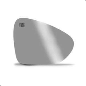 Lente De Retrovisor Para Cronos 2017 A 2025 Com Logo Lado Direito