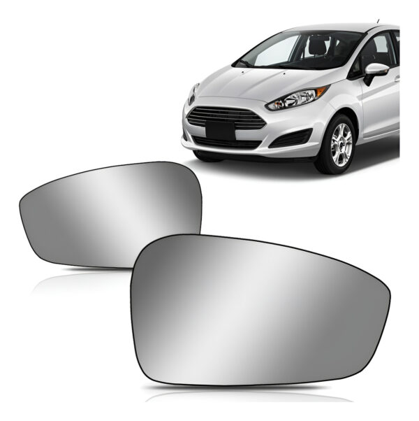 Lente Retrovisor Fiesta 2011 12 13 14 15 16 A 2019 Sem Re Lado Esquerdo