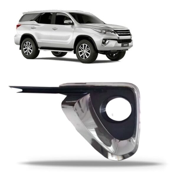 Tela Frontal Milha Hilux Sw4 16 A 19 20 Com Friso Cromado Lado Direito