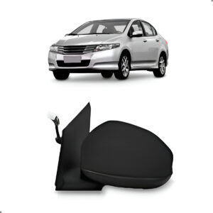 Retrovisor Para City 2015 2016 2017 A 2021 Eletrico 3 Fios Lado Esquerdo