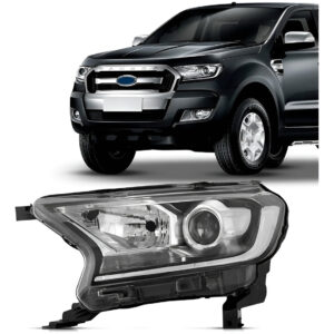 Farol Ranger 2016 17 18 19 20 20 21 22 23 Projetor Eletrico Lado Esquerdo