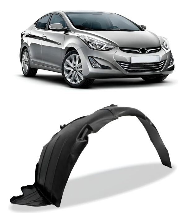 Protetor Caixa De Roda Dianteiro Elantra 2014 2015 2016 Lado Esquerdo