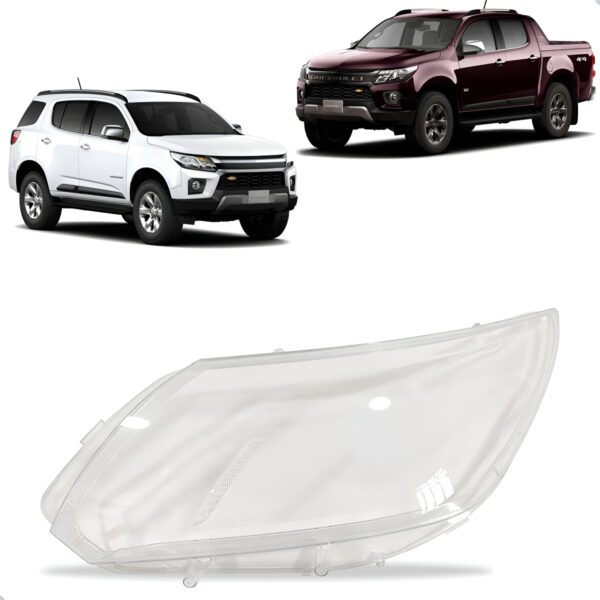 Lente Farol S10 2017 A 2024 Trailblazer 2021 A 2024 Lado Esquerdo