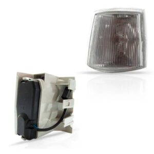 Kit Frente Grade Farol E Pisca Uno 1991 A 1999 Cristal Direito