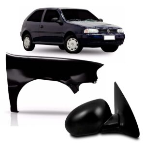 Paralama Gol Bola 95 96 97 98 99 + Retrovisor Lado Direito
