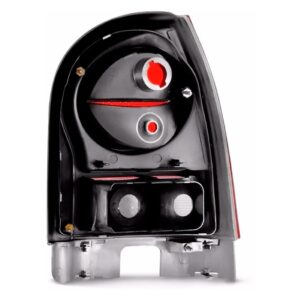 Kit Farol Gol G4 Máscara Negra Com Sinaleira Farol Milha Esquerdo/motorista