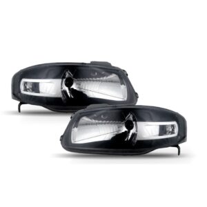 Kit Farol Mascara Negra + Farol Milha Gol G4 2004 A 2013