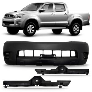 Envolvente Dianteiro Hilux Srv 2005 A 2008 Com Guias Novo Preto
