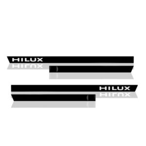 Friso Lateral Hilux Cabine Dupla Personalizado + Jogo Tapete