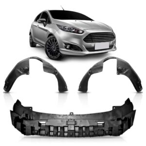 Kit Defletor Com Par De Asa De Urubu Fiesta 2013 A 2016