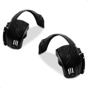 Kit Defletor C/ Par Asa Urubu Dianteiro Fiesta 2003 A 2014