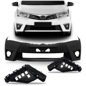 Parachoque Dianteiro Para Corolla 2015 2016 1a Linha Novo Preto