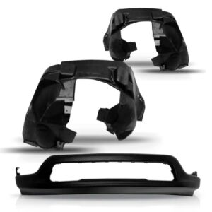 Kit Spoiler Parachoque Jeep Compass 2017 18 + Par Parabarros Preto