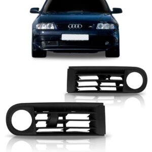 Par Grade Moldura Farol Milha Audi A3 2001 02 03 04 05 2006