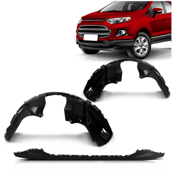 Kit Spoiler Parachoque Ecosport 2013 A 2015 C/par Asa Urubu