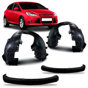 Jogo Spoiler Parachoque Focus 2014 15 2016 Com Jogo Lameiro Preto