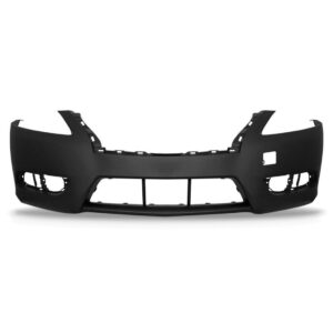 Parachoque Dianteiro Sentra 2014 2015 2016 Com Par Guias Preto