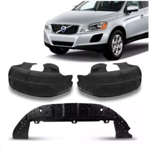 Kit Par Asa Urubu Para Volvo Xc60 09 08 A 12 13 Com Defletor
