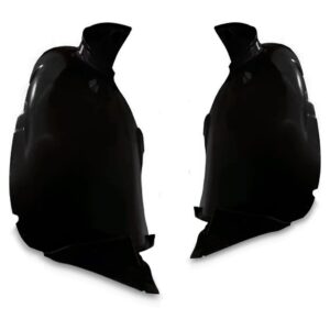 Kit Spoiler Parachoque Polo 2003 A 05 2006 Com Par Parabarro Preto