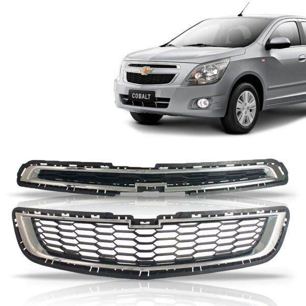 Kit Grade Cobalt 2012 2013 2014 2015 Preto Com Cromado