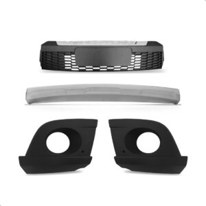 Kit Saveiro Cross G5 Grade Central + Par Molduras + Spoiler