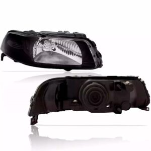 Kit Farol Máscara Negra + Lanterna Fumê Gol G3 Giii 99 À 05