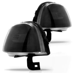 Kit Farol Máscara Negra + Lanterna Fumê Gol G3 Giii 99 À 05