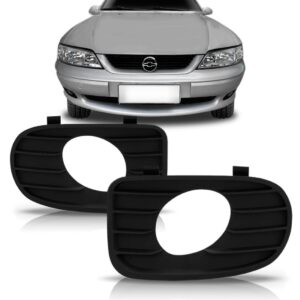 Par Moldura Milha Vectra 00 01 02 03 04 2005 Com Furo Milha Preto Ambos Lados