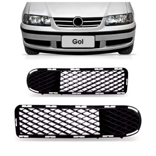 Par Grade Parachoque Gol Parati G3 2000 A 04 S/furo Retrovex Preto