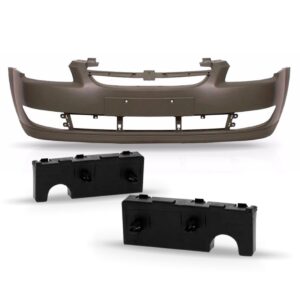 Parachoque Dianteiro Classic 2010 2011 2012 + Guias Novo Preto