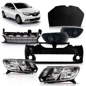 Kit Frente Logan 2014 2015 2016 2017 Renault Preto K113932