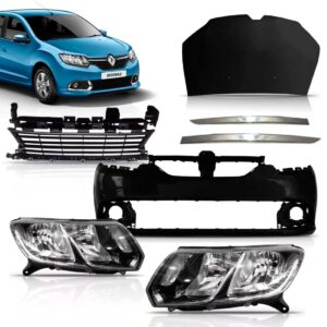 Kit Frente Renault Sandero 2015 2016 Preto K11393