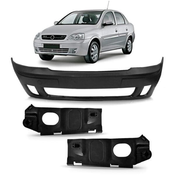 Parachoque Dianteiro Corsa Montana 2003 A 2006 1a Linha Novo Preto