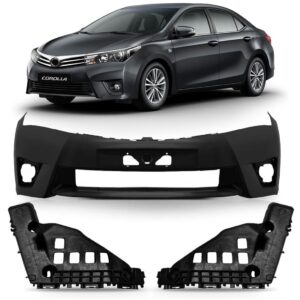 Parachoque Dianteiro Corolla 2015 A 2016 Guias 1a Linha  Preto