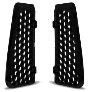 Par Tela Frontal Lateral Parachoque Ecosport 08 09 10 A 2012 Preto